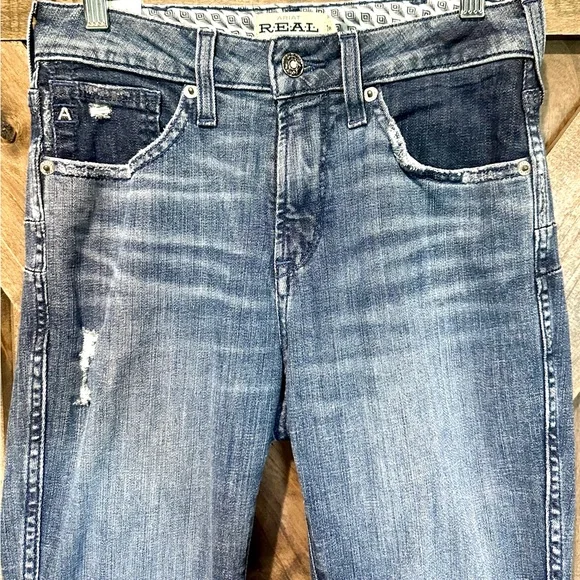 NWT Ariat High Rise Thea Flares Jeans Sz 27R - Picture 16 of 16